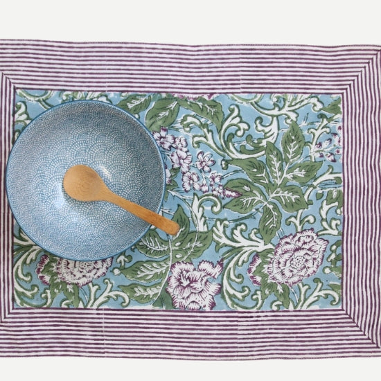 Placemat | Set van 2 | Chintz Aubergine