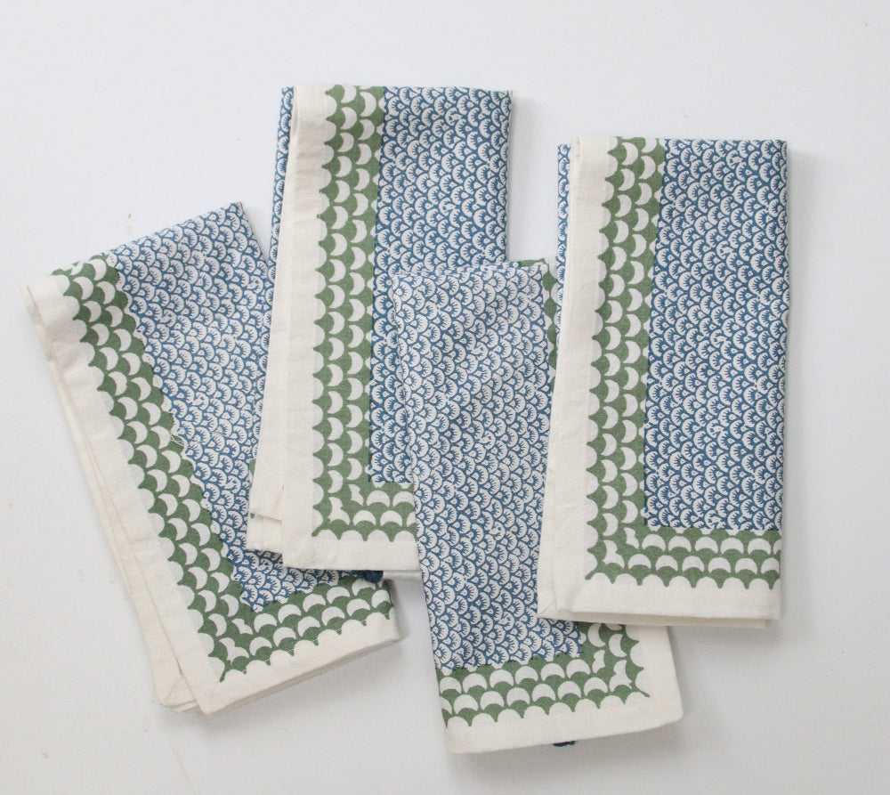 4 servetten chi chi blue 