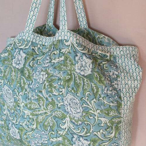 Strandtasche | Chintz Blau