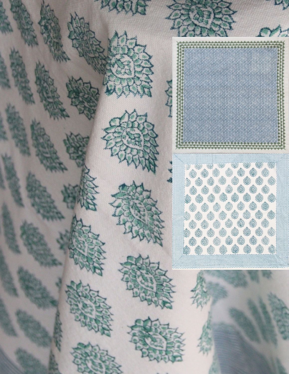 Tafellaken | Little Lotus Green