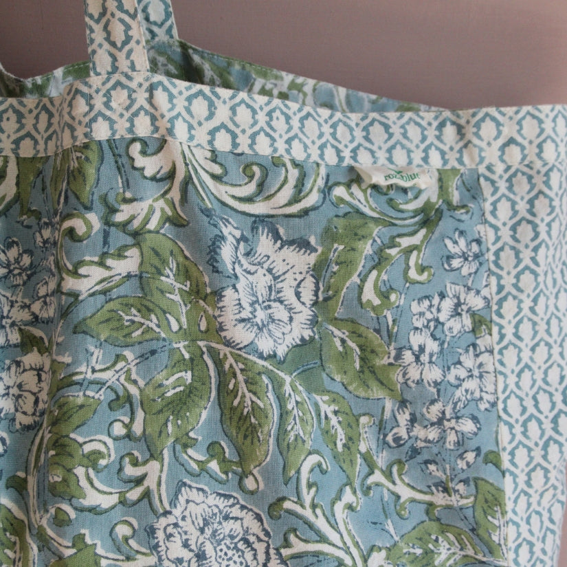 Beach bag | Chintz Blue