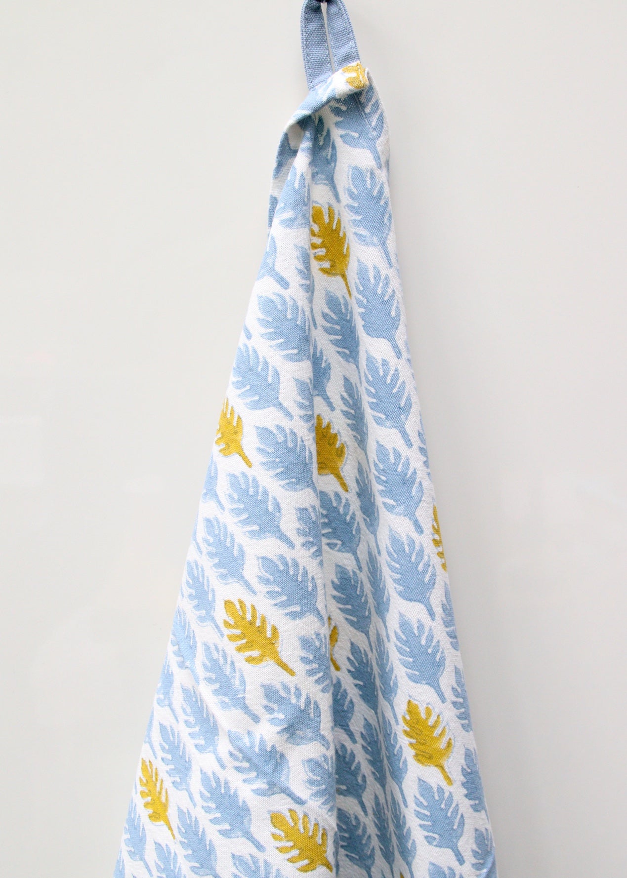 Tea towel | Curry Leaves Yellow