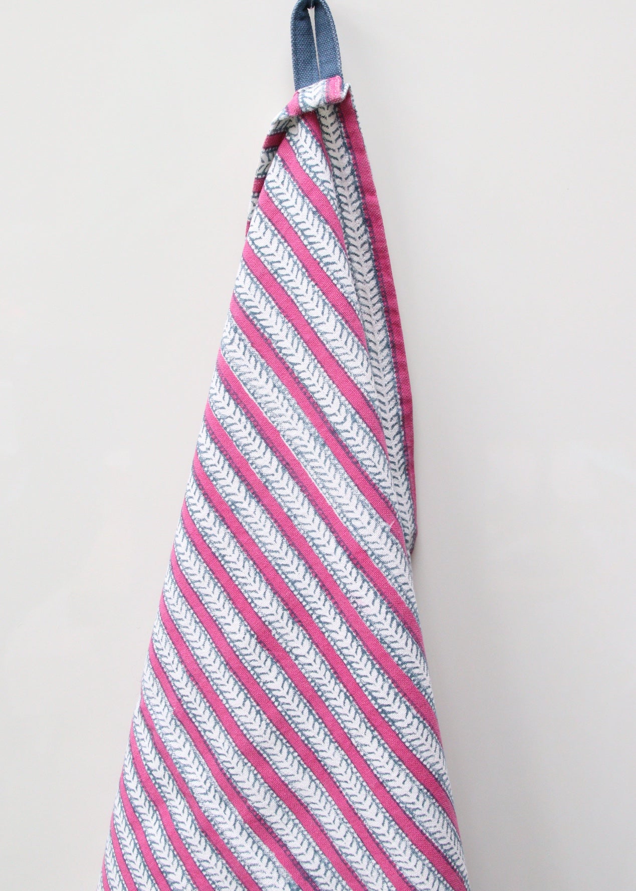 Tea towel | Funkystripes Carmine