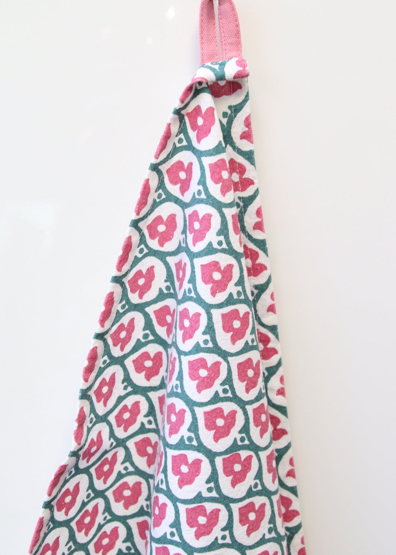 Tea towel | Bells Strawberry Green