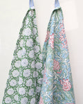 Theedoek | Set van 2 | Breezy Green & Chintz