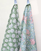 Theedoek | Set van 2 | Breezy Green & Chintz