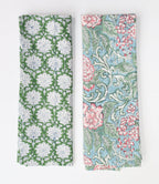 Theedoek | Set van 2 | Breezy Green & Chintz