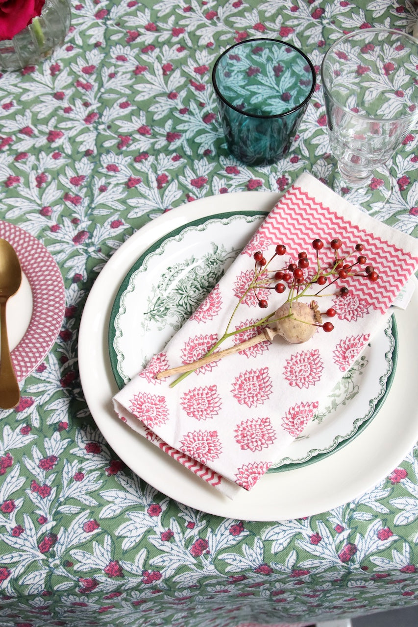 Napkins | Set of 4 | Little Lotus Pink