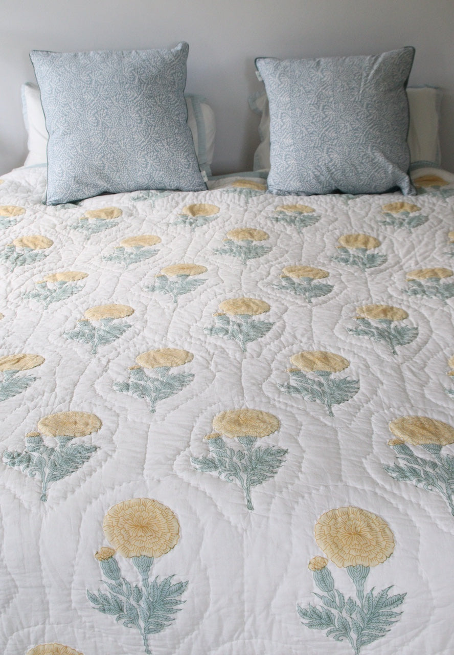 Bedspread | Splash Yellow