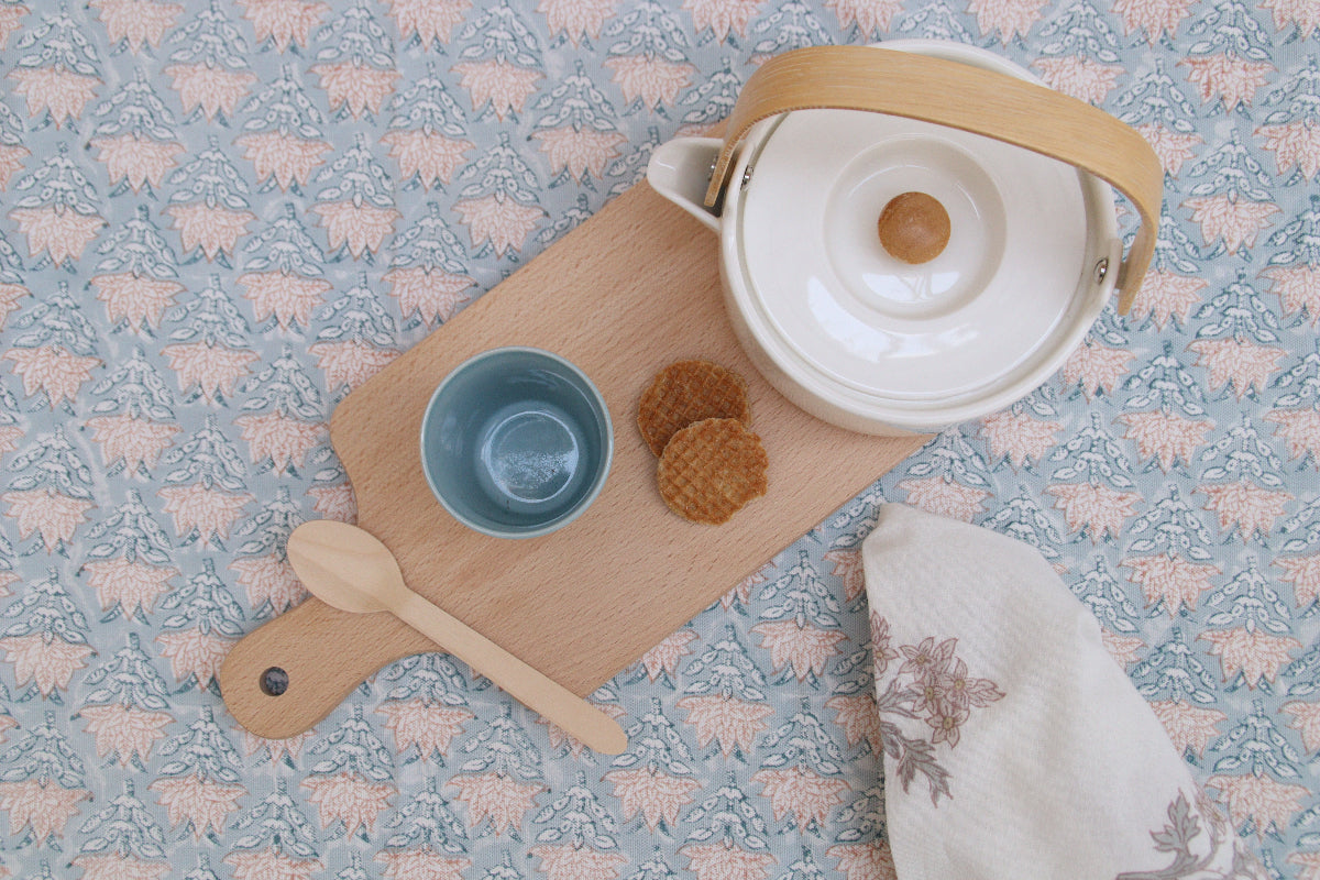 Tablecloth | Dusty Rose Light Blue