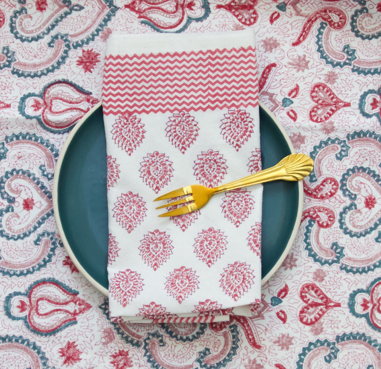 Napkins | Set of 4 | Little Lotus Pink