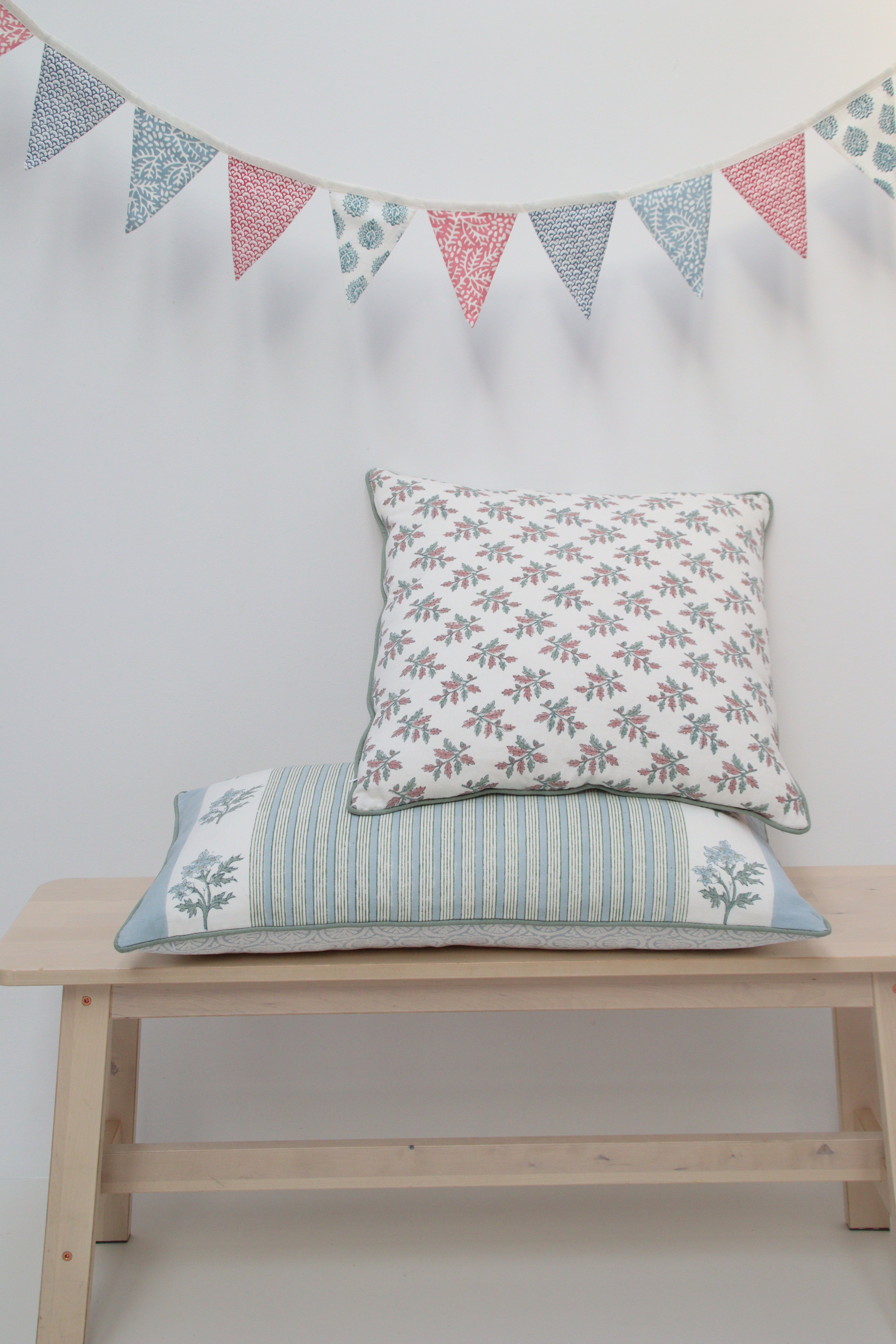 Cushion | Oak &amp; Seashell Pink