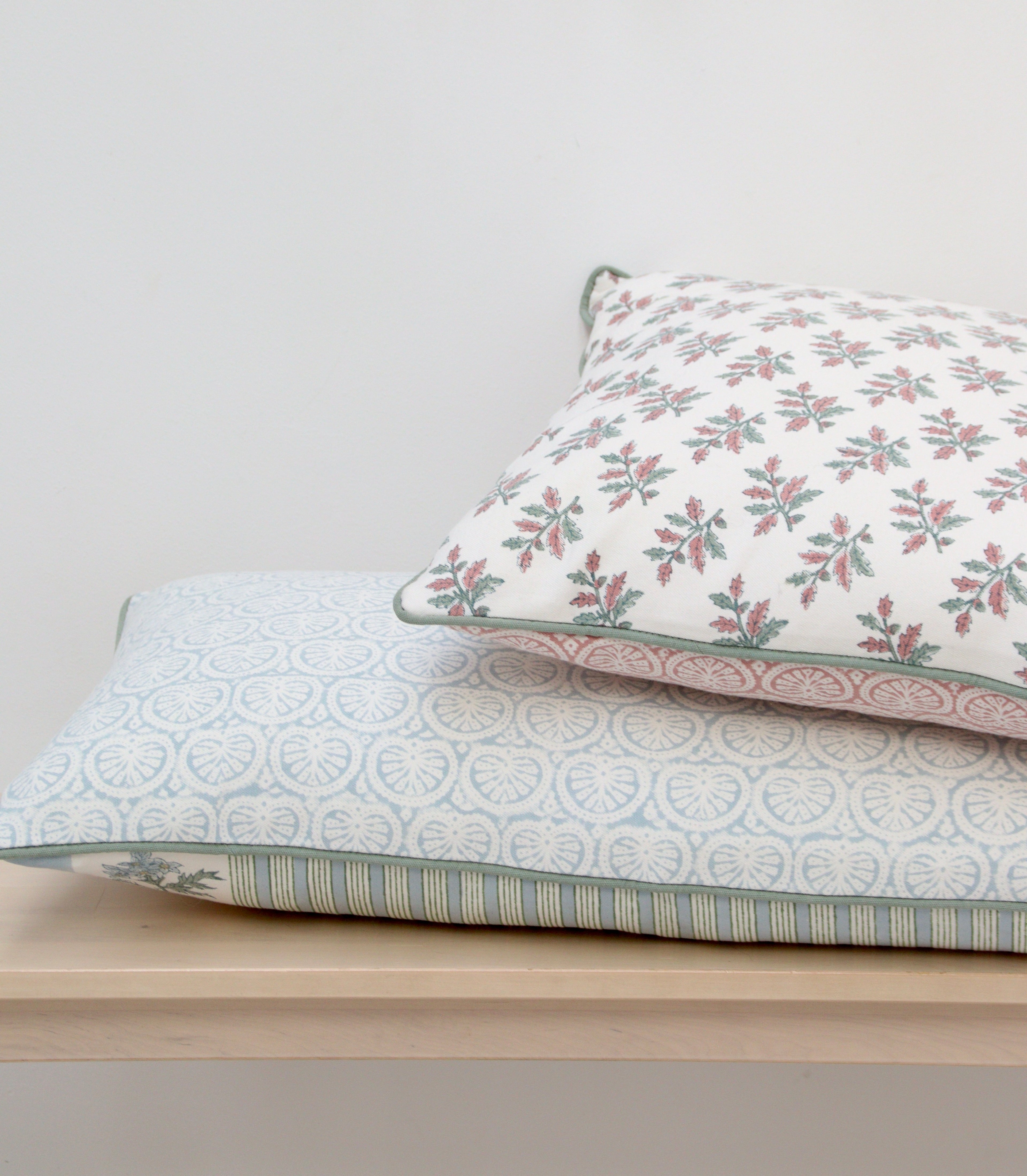Cushion | Oak &amp; Seashell Pink