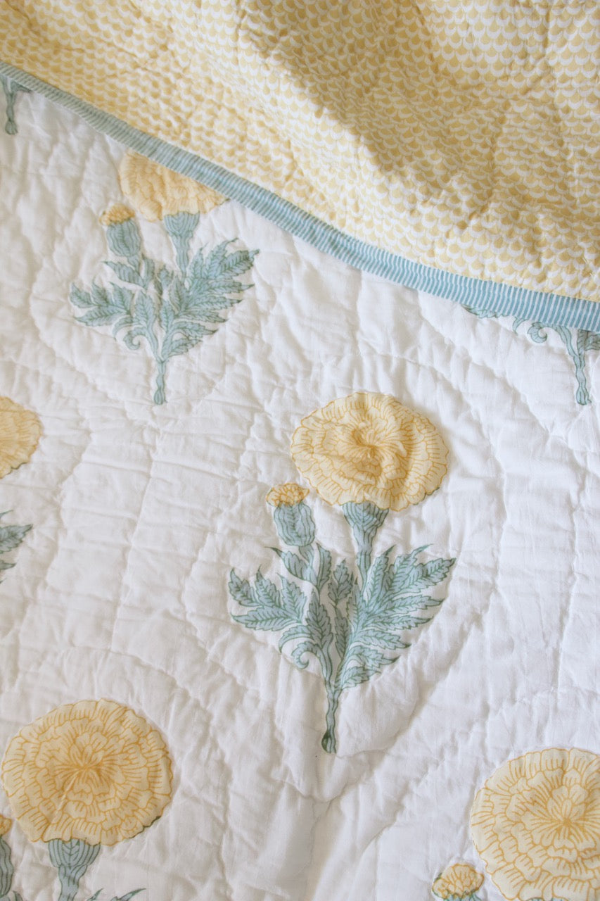 Bedspread | Splash Yellow