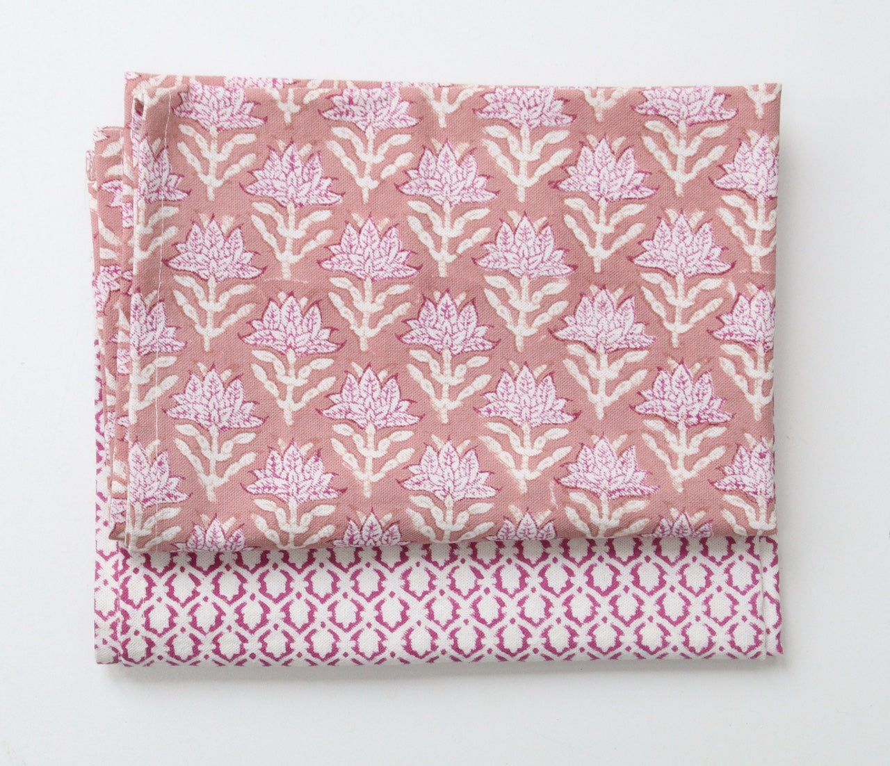Tea towel | Set of 2 | Dusty Rose &amp; Little Crown