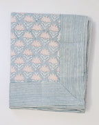 Tischdecke | Altrosa Hellblau