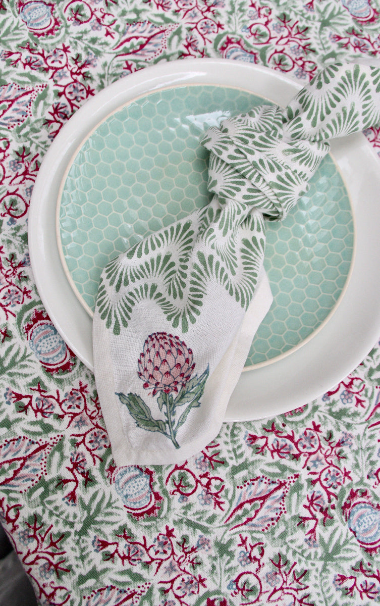 Napkins | Set of 4 | Nightingale Carmine