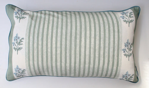 Cushion | Edelweiss Stripe Green