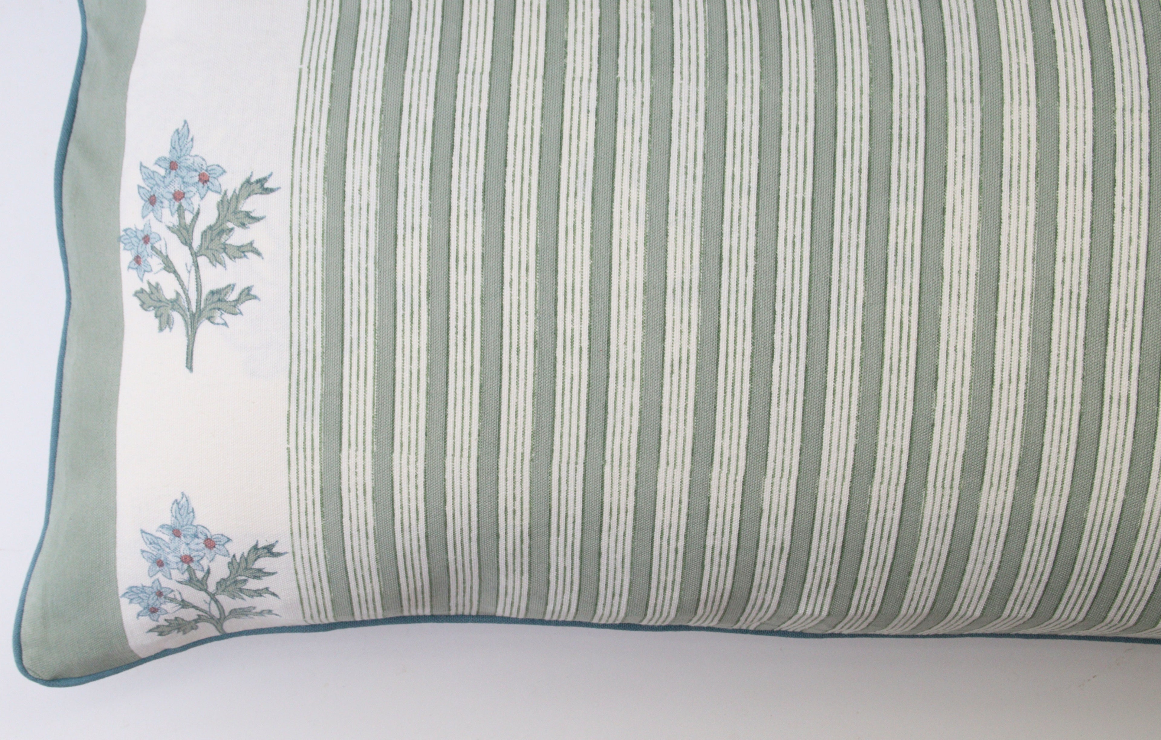 Cushion | Edelweiss Stripe Green