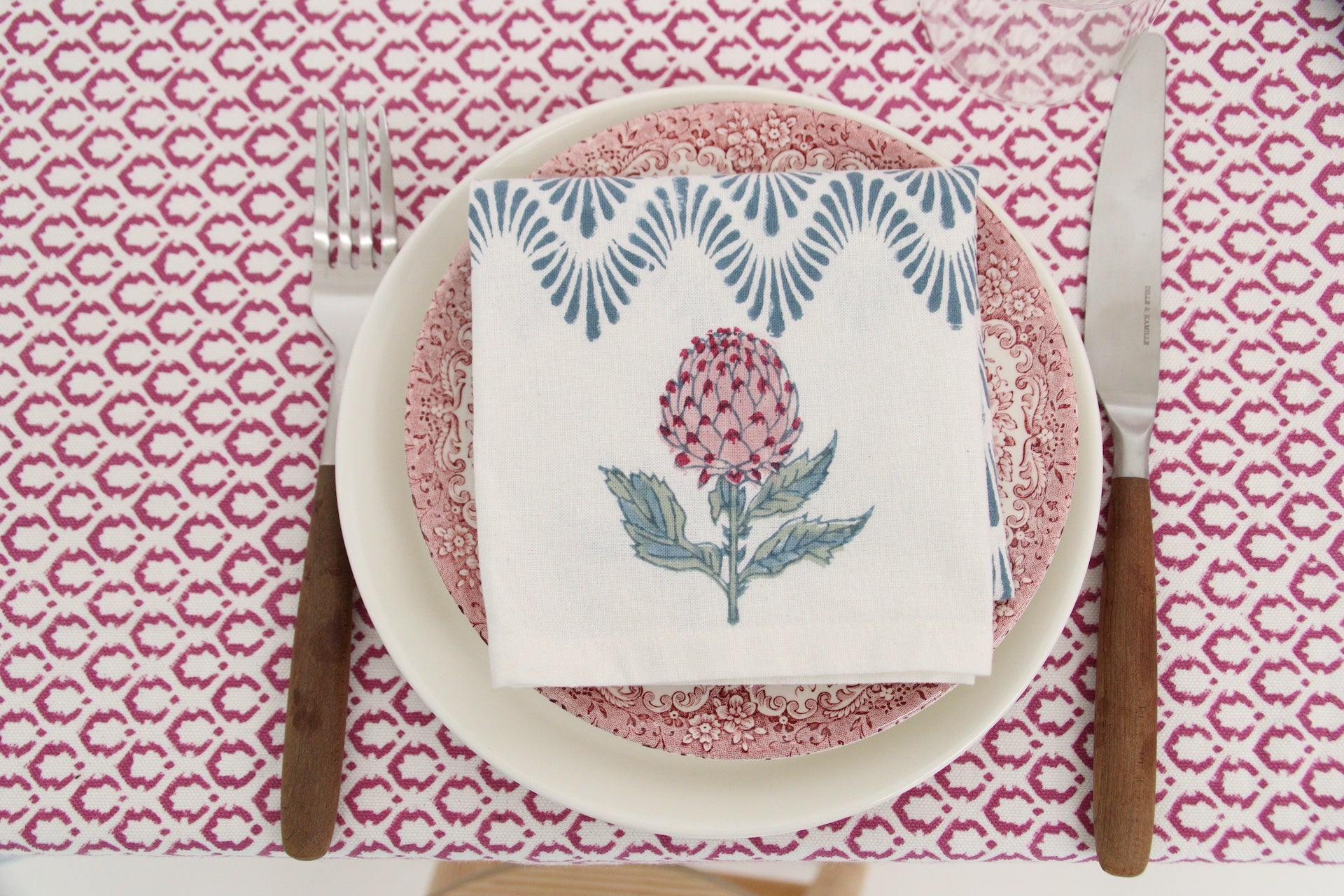 Tablecloth | Little Crown Pink