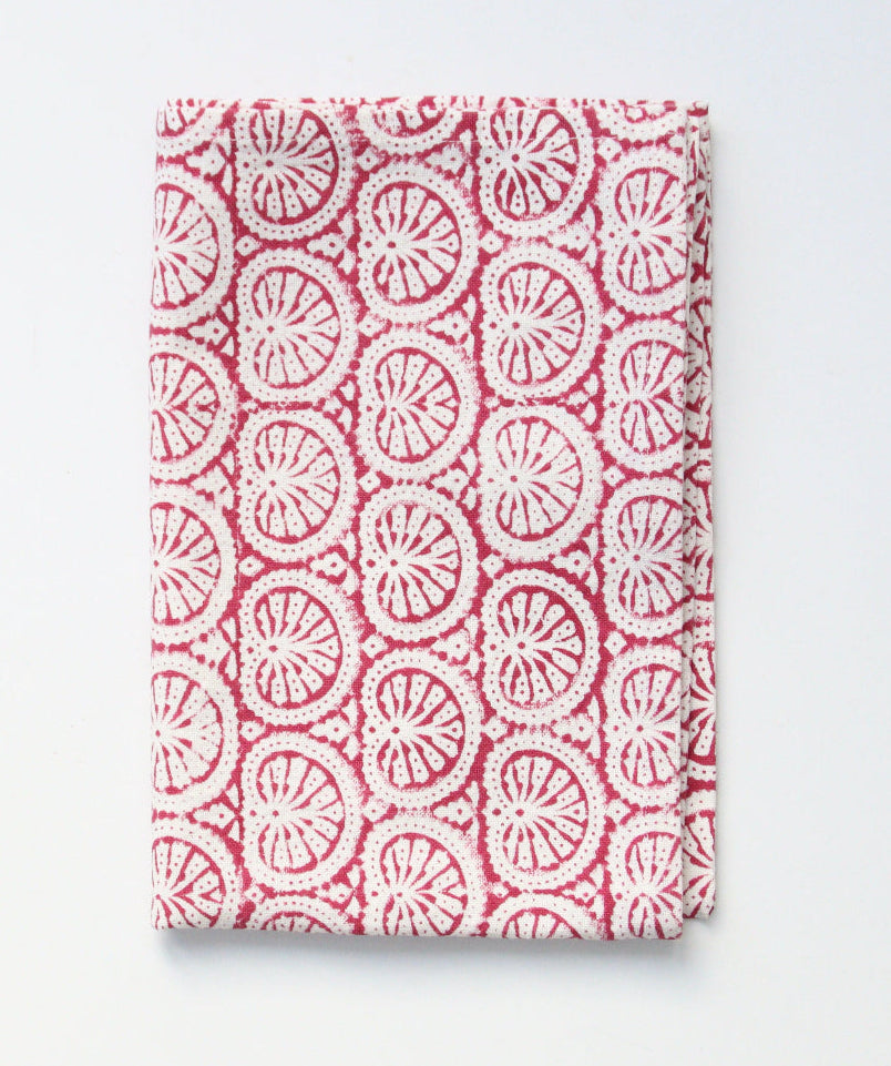 Itheedoek seashell carmine 