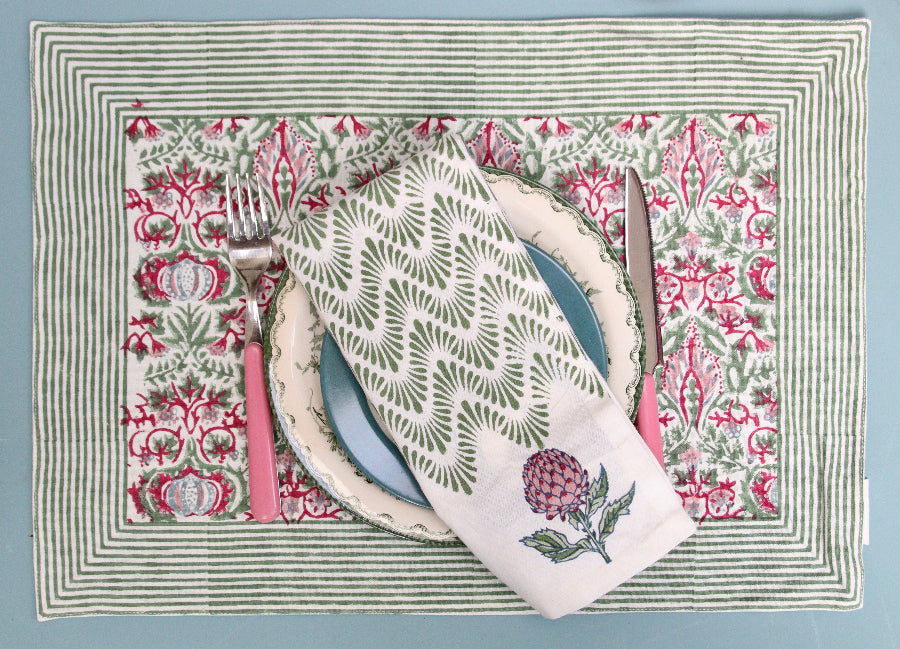 Placemat Fique Carmine 