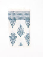 Pondicherry blue servet close up