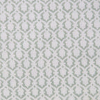Handgemaakt blockprint tafellaken met zacht groene print - Little crown green 150 x 240 cm image 2