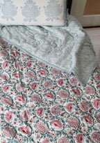 Sunny day roza bedsprei 