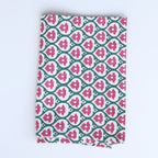 Theedoek Bells Strawberry green 
