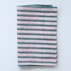 Theedoek funkystripes strawberry 