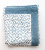Handgemaakt tafelkleed Waves blue 