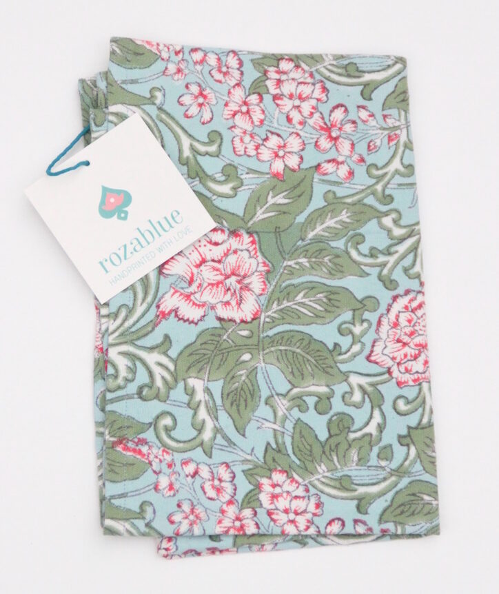 Theedoek - Kitchen towel Chintz roza &amp; blue image 0