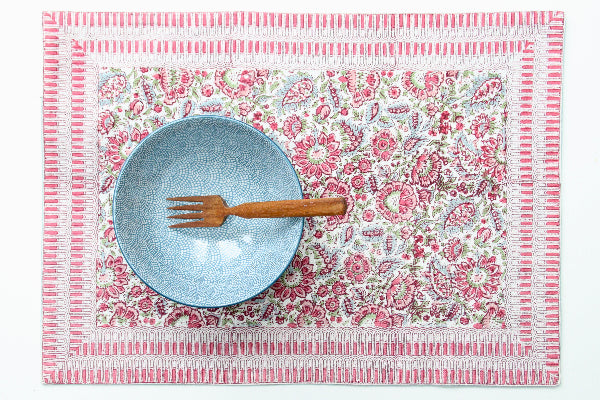 placemat wildflower roza 