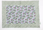 quilted placemat thistle blue 