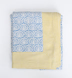 tafelkleed gevouwen seashell blue 