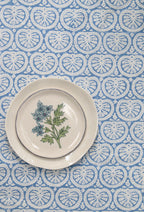 tafelkleed seashell blue 