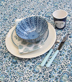 tafellaken fique blue 