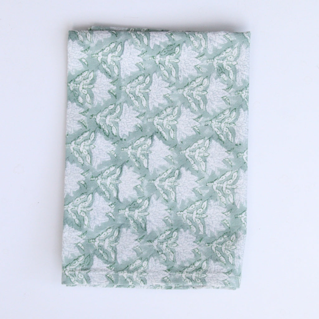 theedoek dustyrose green 