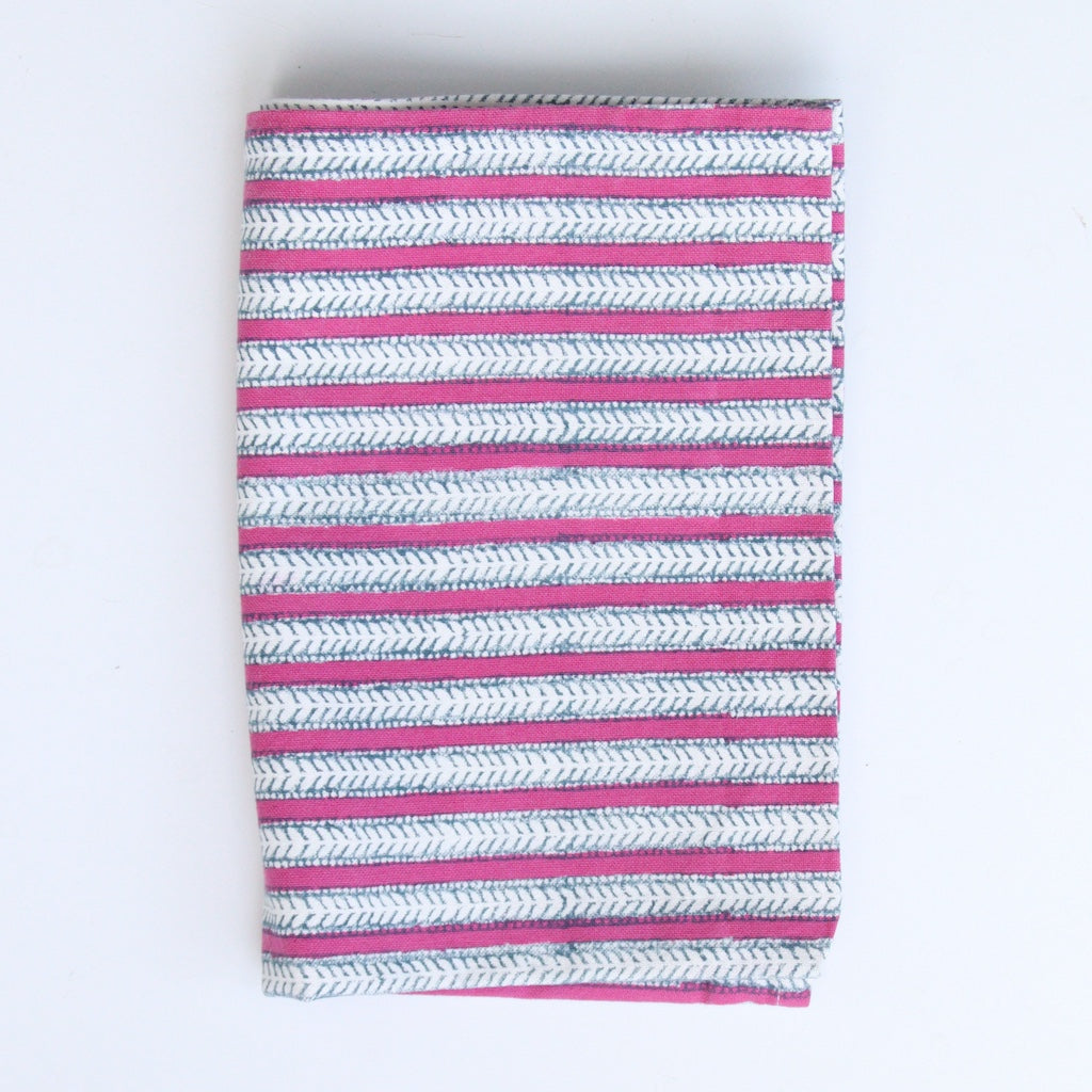 theedoek funkystripes carmine 