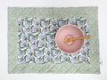 thistle blue placemat met kom