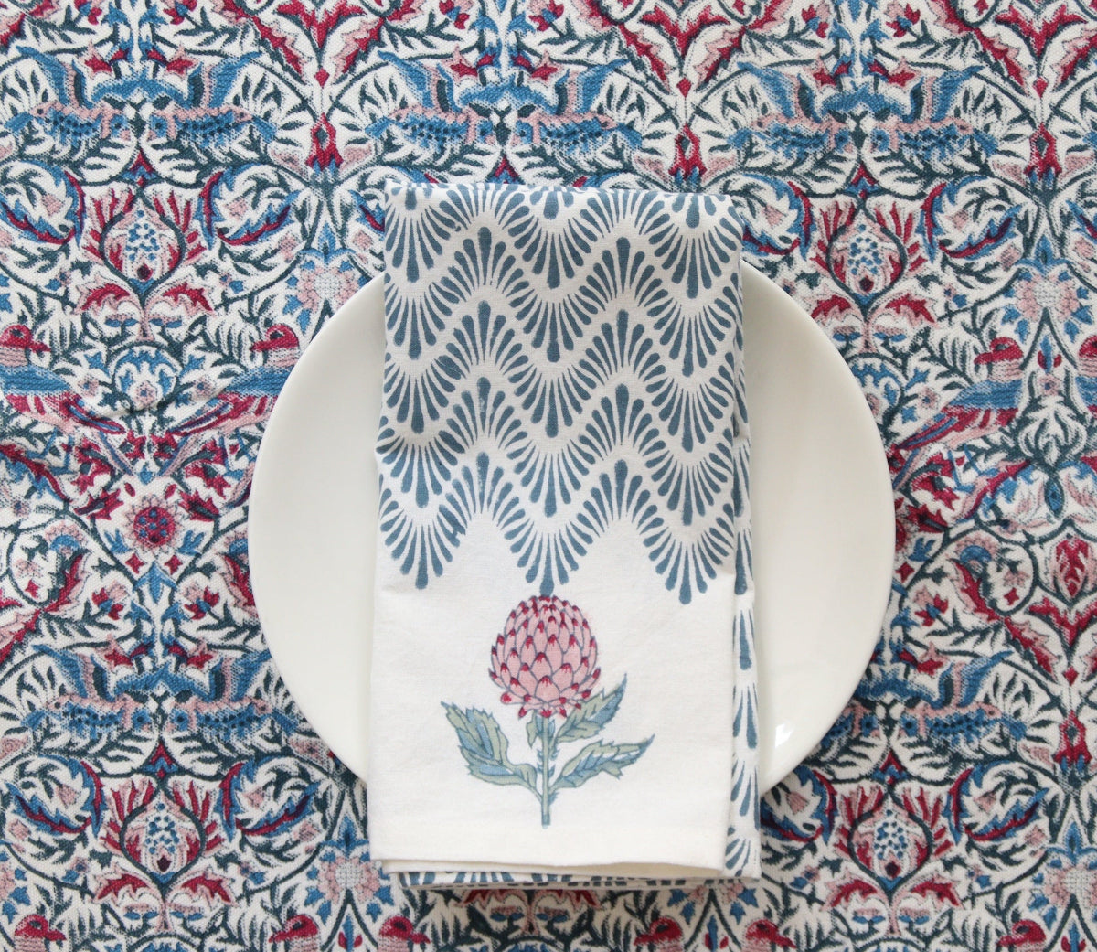 Napkins | Set of 4 | Nightingale Carmine